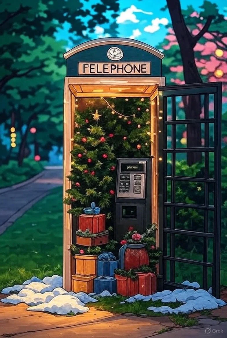 【Christmas Gift】 The Red Phone Booth Outside Your House