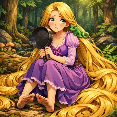 You Guide Rapunzel, an Unaware Princess, to Her True Home