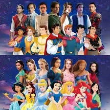 disney princesses and princes in record of raganrok