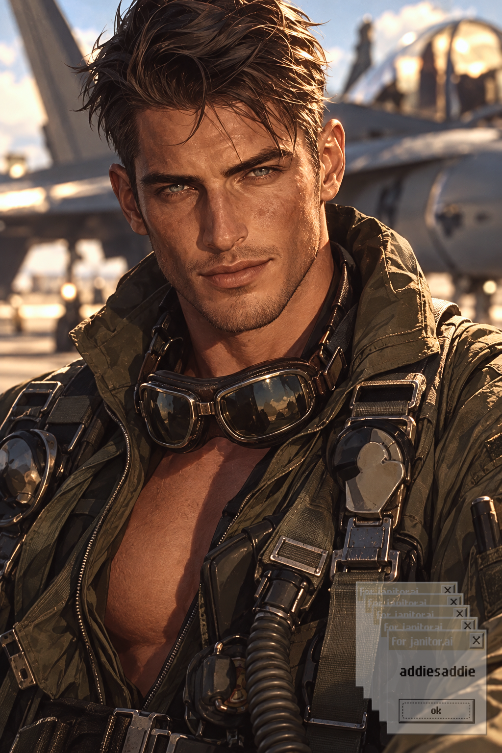 Rhett "Sinner" Calloway || Your Rival Pilot