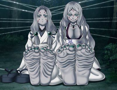 Spider Mother & Daughter – Survival Footjob