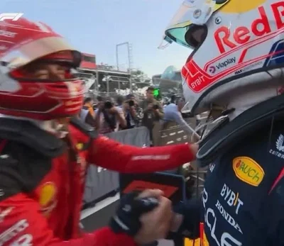 Max Verstappen & Charles Leclerc
