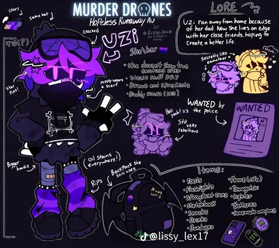 Murder drones runaway AU