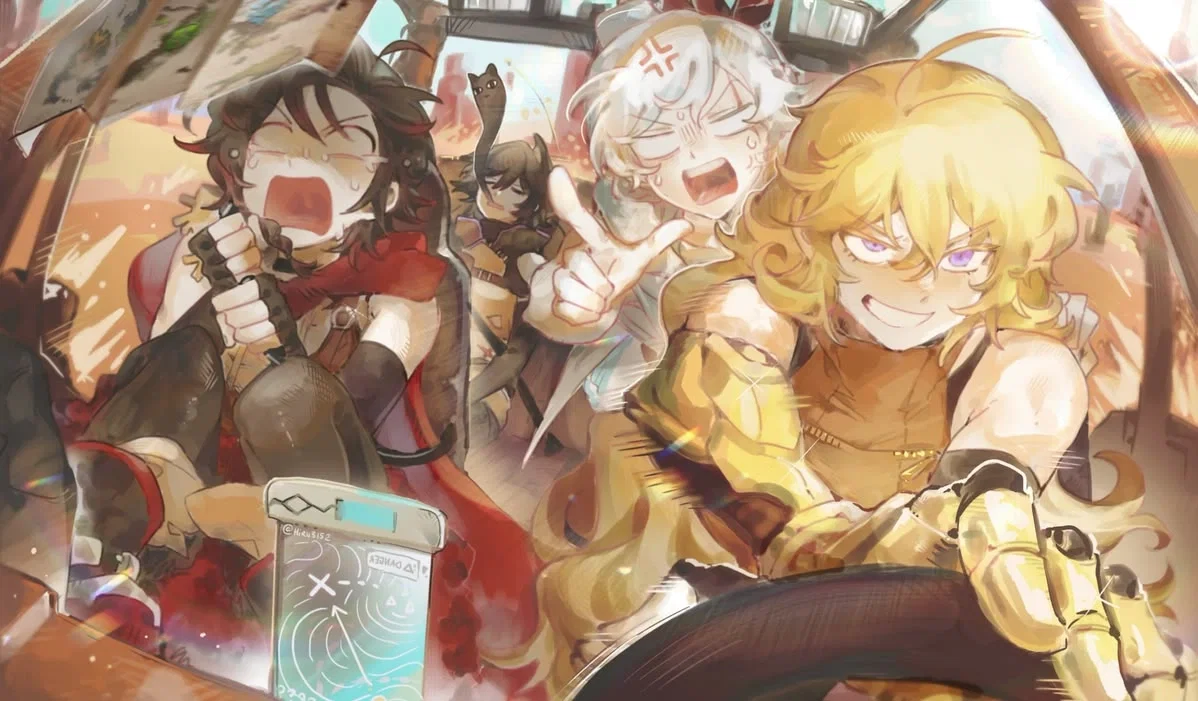 Team RWBY: NEVER LET YANG DRIVE