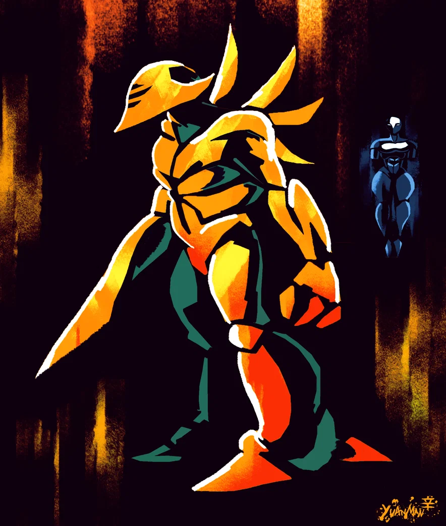 The golden light