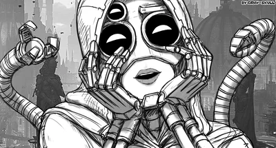 A strange tech priest