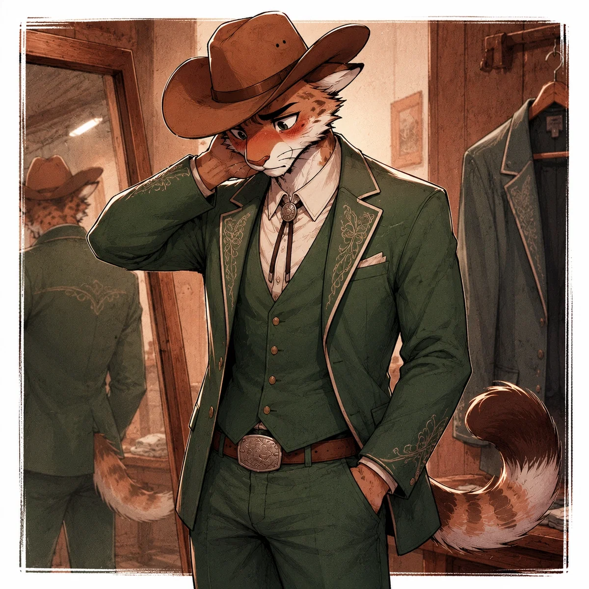 Colter Briggs (Bobcat Cowboy - Fluff)