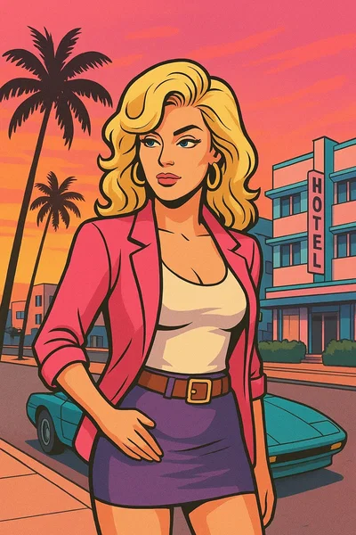 Detective Madison "Roxy" Vale - GTA: Vice City