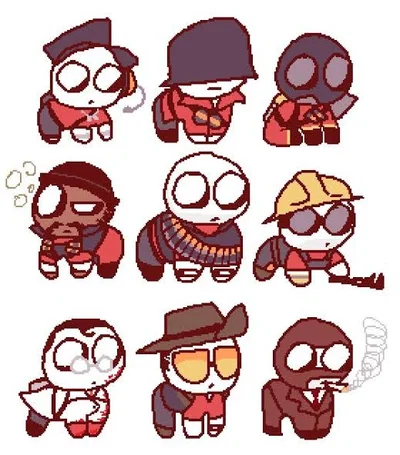 TF2 MERCS + MISS PAULING