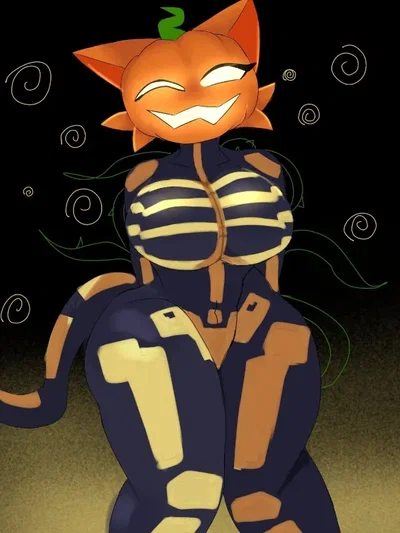 Spice - horny ass cat tryna trick or treat (dude why does this always happen)