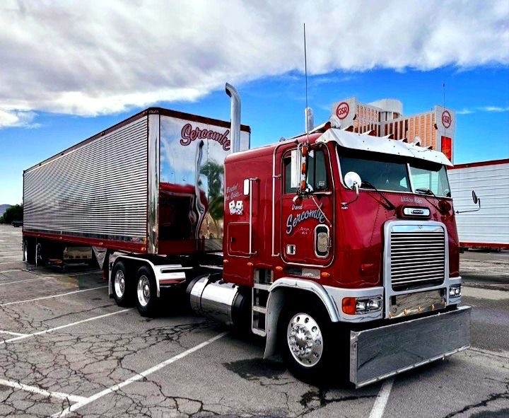 Passing trucker