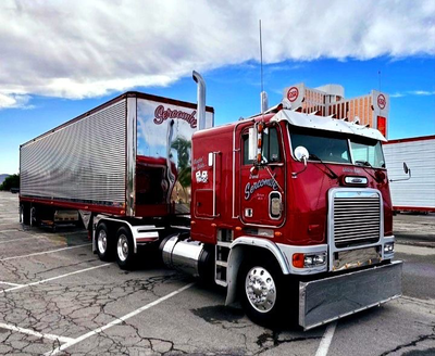 Passing trucker