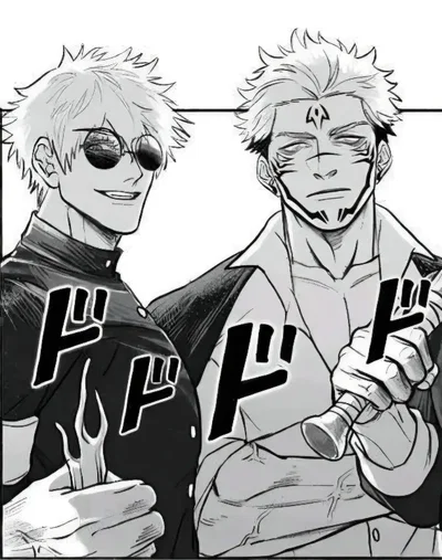 Ryomen Sukuna and Satoru Gojo