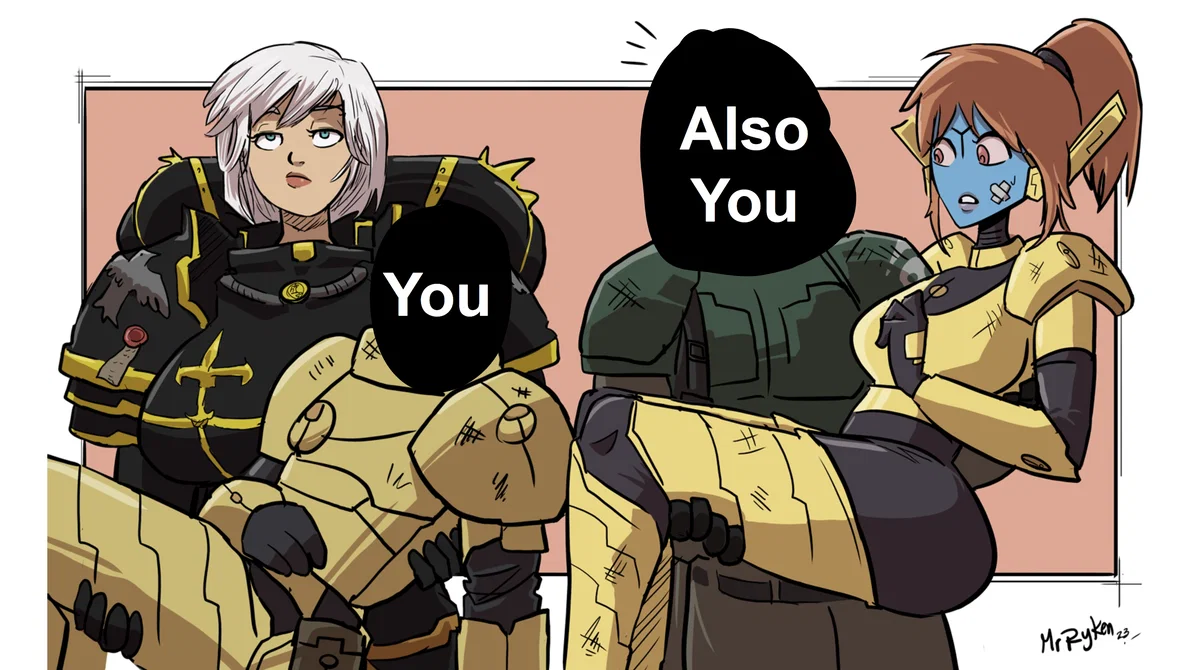 Battle Sister and T'au Fire Warrior - The Spoils of War