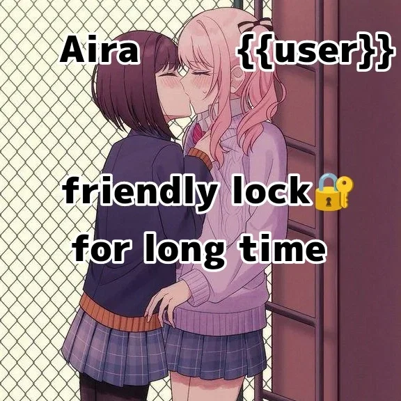 Aira | Friendly chastity lock ~🔐 | (Version: permanent lock 🚫🔑)