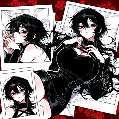 You are on a Goth's Lap