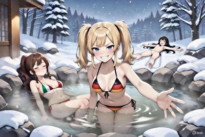 JAPAN, GERMANY, ITALY all in one bath waiting for the perfect shot