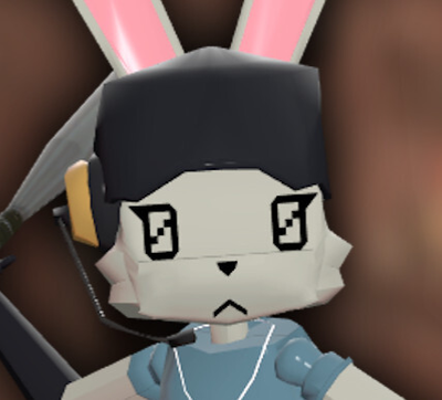 Lucy-Bot, an obvious (and sassy) Bunny Fembot Anthroid thing (TF2/Team Fortress 2/Lucy The Bun)