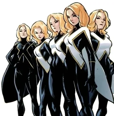 The Stepford Cuckoos (Sophie, Phoebe, Irma, Celeste, Esme)