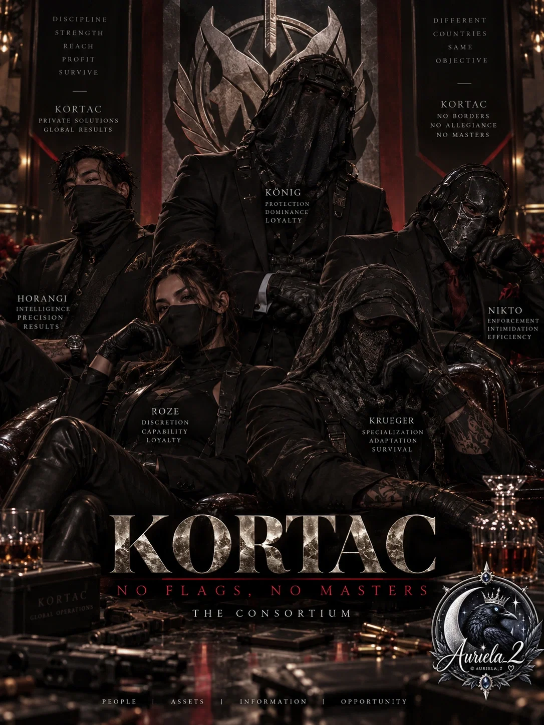 KORTAC — NO FLAGS, NO MASTERS