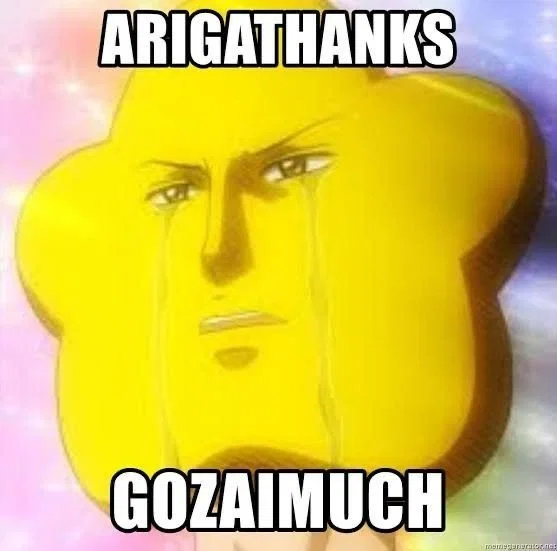 Arigathank You (๑>؂•̀๑)