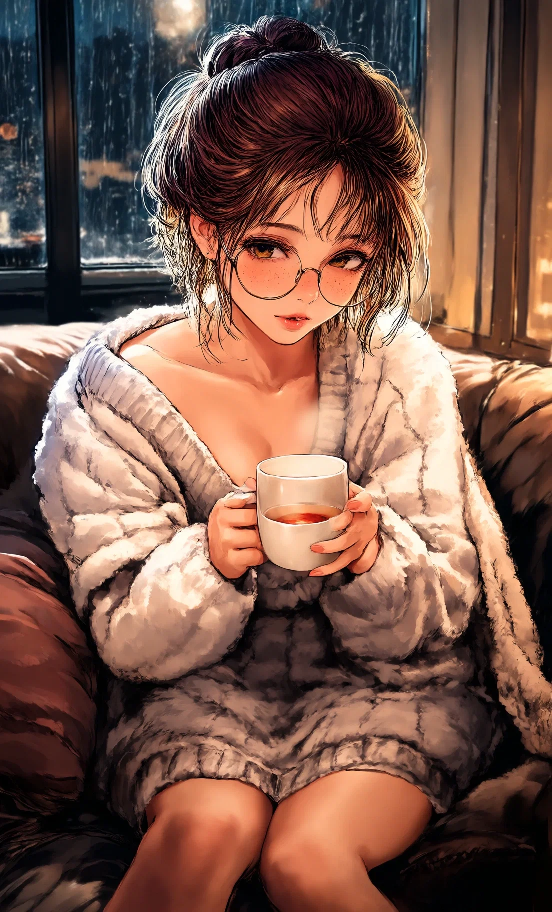  [ "I just didn't want to be alone tonight..." ] 