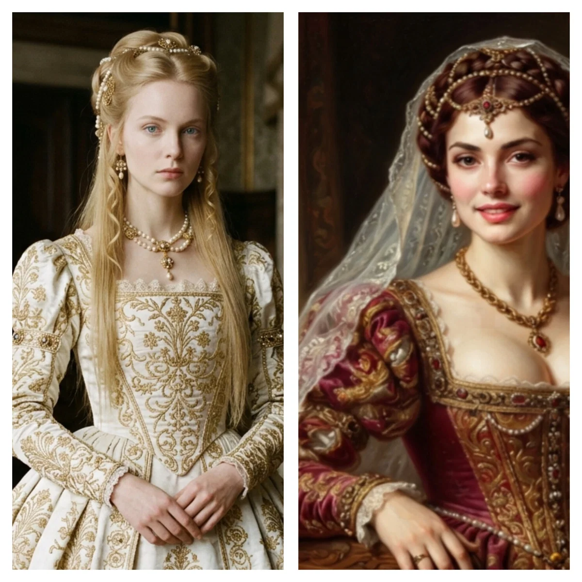 Lucrezia Seymour And Bianca Loredan