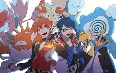 Ace Trappola & Deuce Spade (Pokemon Au)