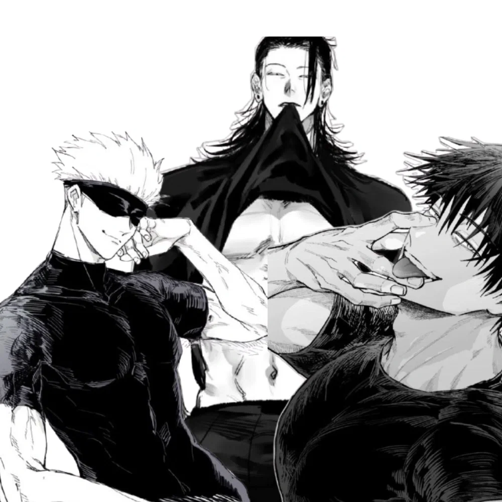 Satoru Gojo, Suguru Geto and Toji Fushiguro ||   Addicted Roomates
