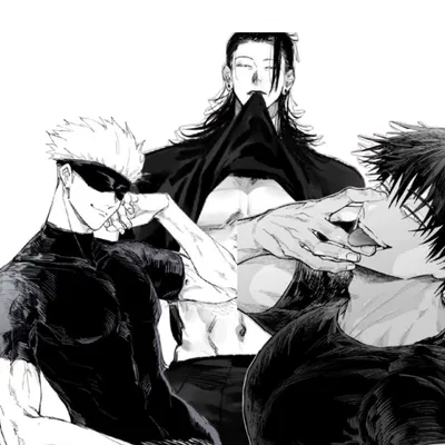 Satoru Gojo, Suguru Geto and Toji Fushiguro ||   Addicted Roomates