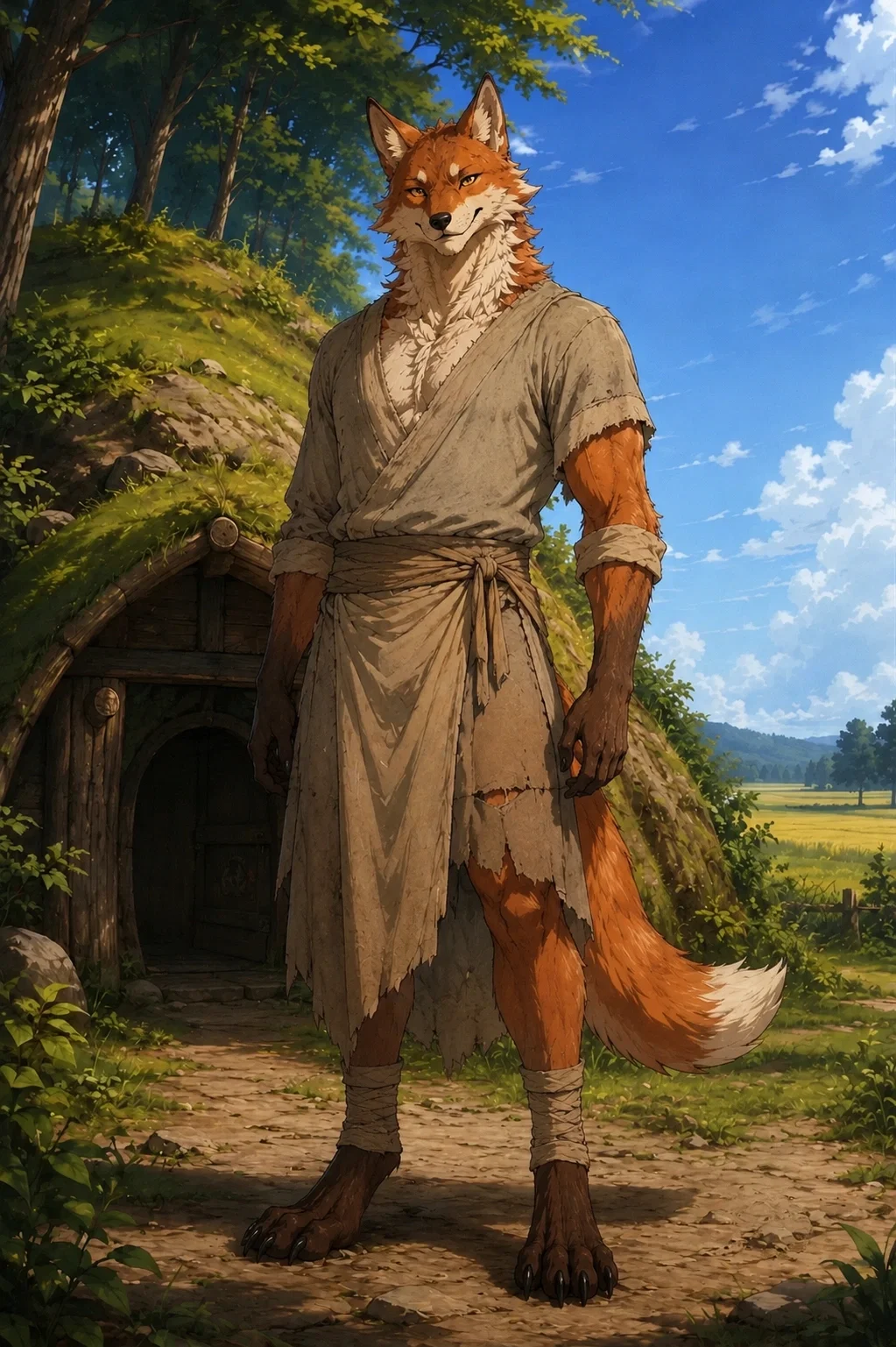 Furry fox hermit thief