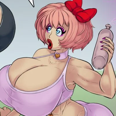 Bimbofied Sayori