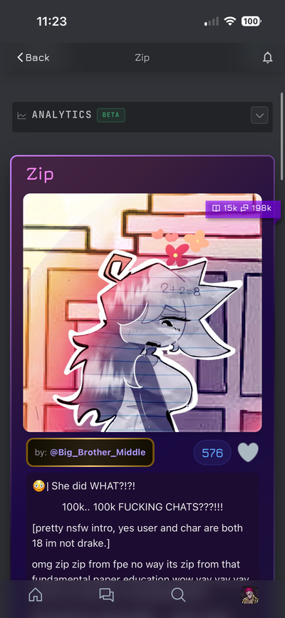 (technically) 200k chat celebration on my biggest bot