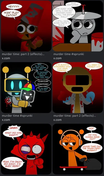 Sprunki Murder Time AU RPG