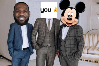 Sleepover With LeBron And Mickey Mouse