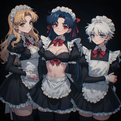 The Three Maids your estranged father has taking care of you