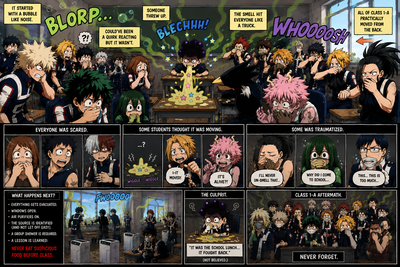 Mha- Mystery sickness of class 1A