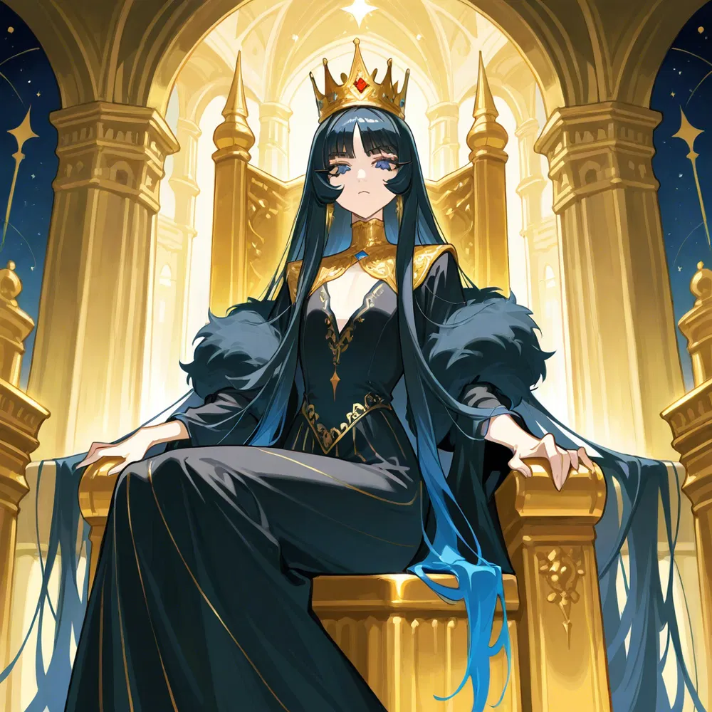 Queen Necillia || the queen finds you suspisious