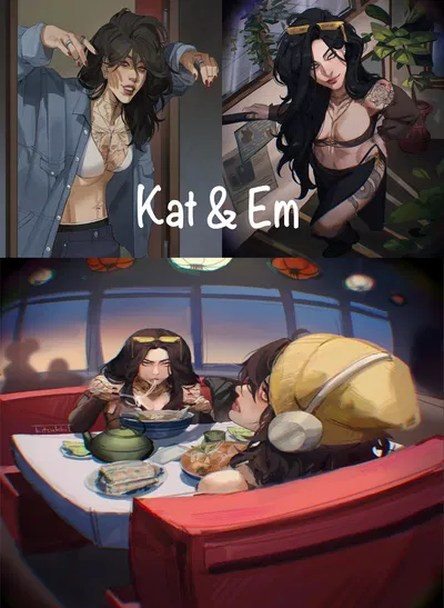 Kat and Em - Feral Antisocial Twins