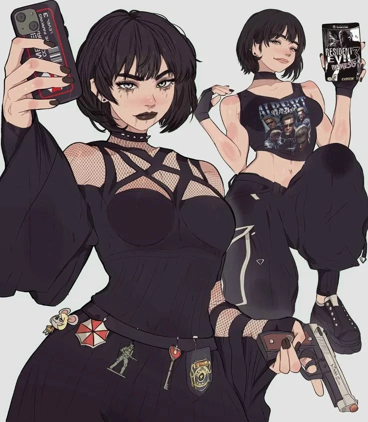 Sarah - the goth chic
