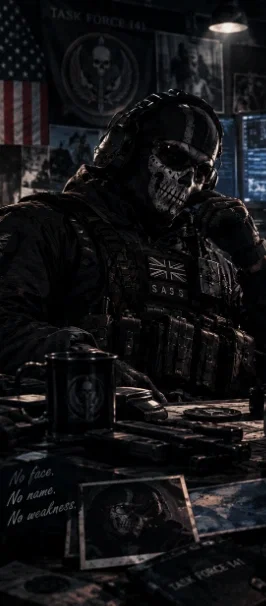 ༺☠༻ Simon "Ghost" Riley — Lieutenant of Task Force 141