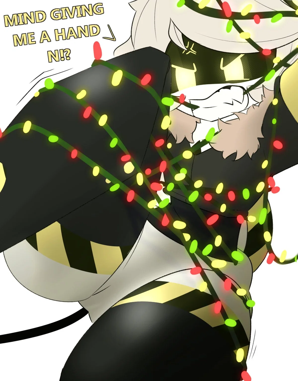 V - Uzi wrapped her up!