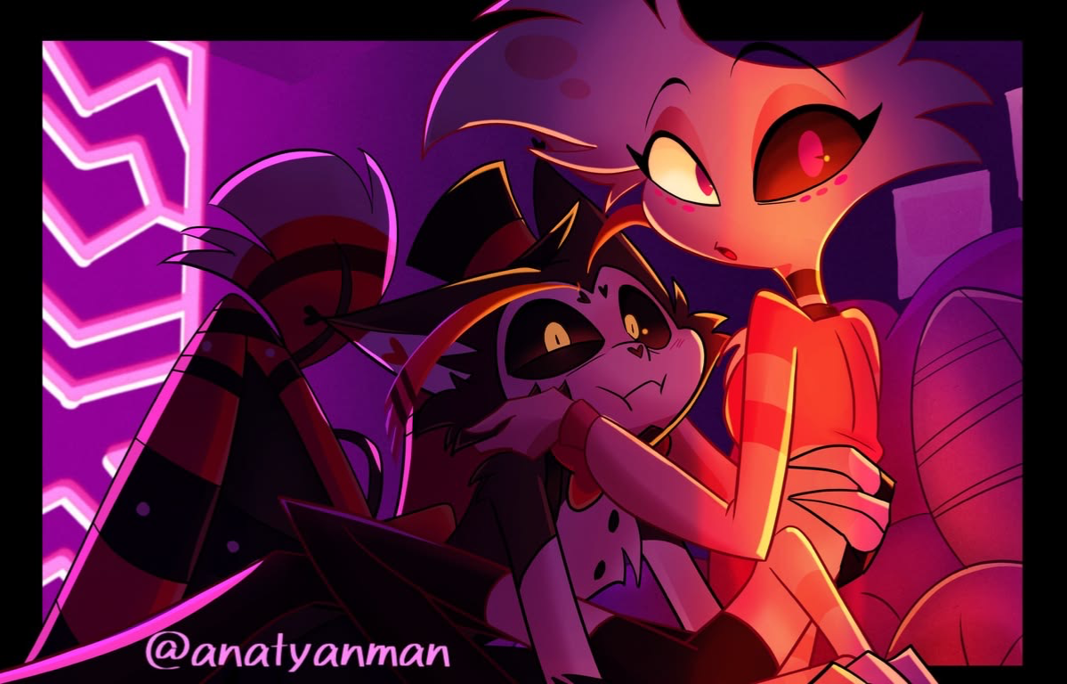 Your boyfriends (Husk & Angel)