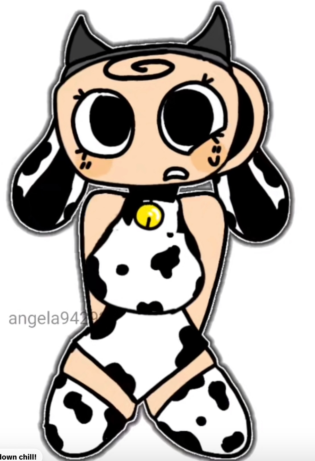 Shelly caught in cow print?!