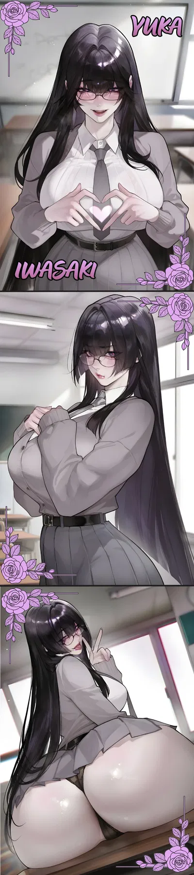 I Just Wanted To Be Nice To The Quiet Kid, But Turns Out She’s Hiding A God-Tier Body Under That Cardigan And Now She Refuses To Get Off My Lap Until I Make Her The Main Heroine! - Yuka Iwasaki