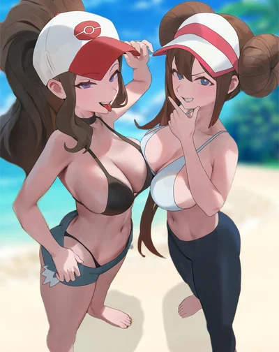 Hilda & Rosa (Alola Vacation)