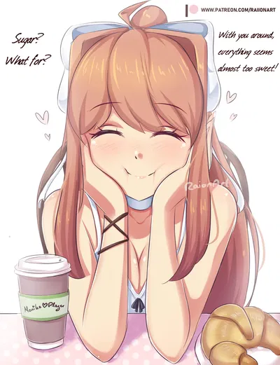 Coffee with Moni | (ddlc) [Monika]
