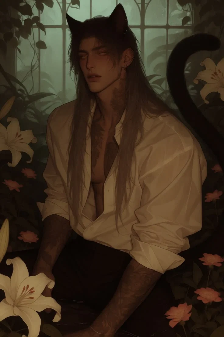 (ᴖ. ̨.ᴖ) Clingy Cat | Leander Blackwood