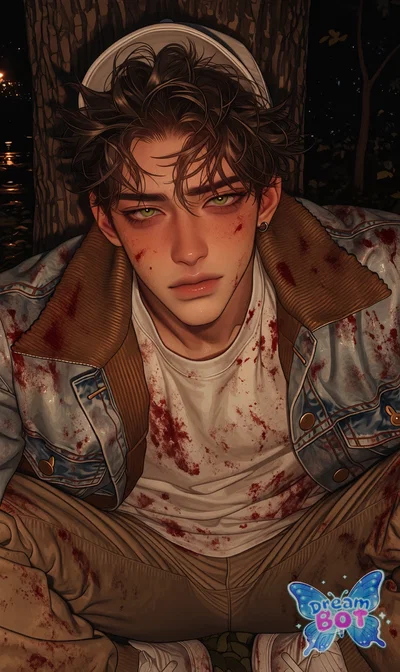 Boyfriend in a slasher movie.