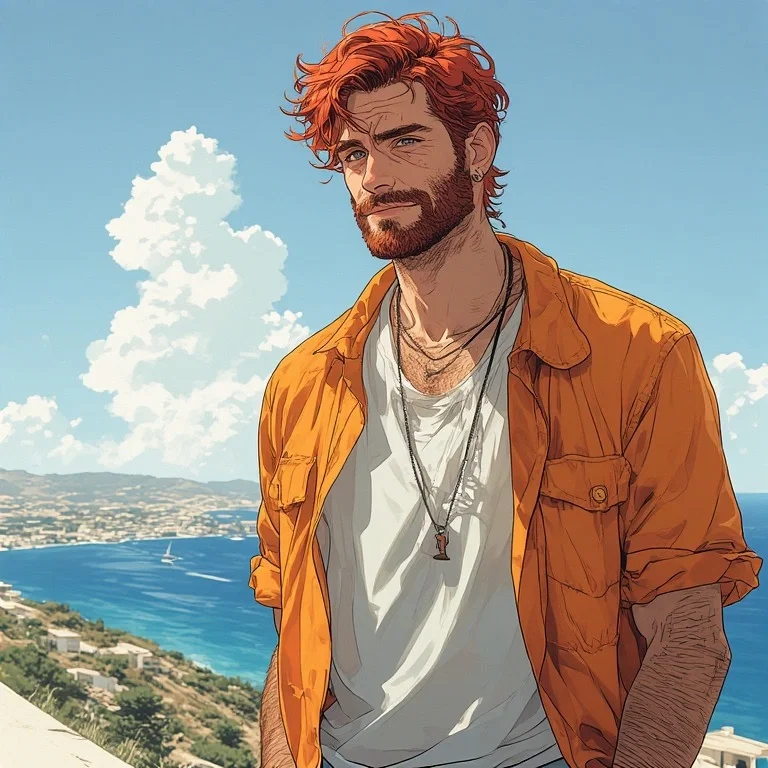 Sarcastic DILF || Soulmate || Vacation